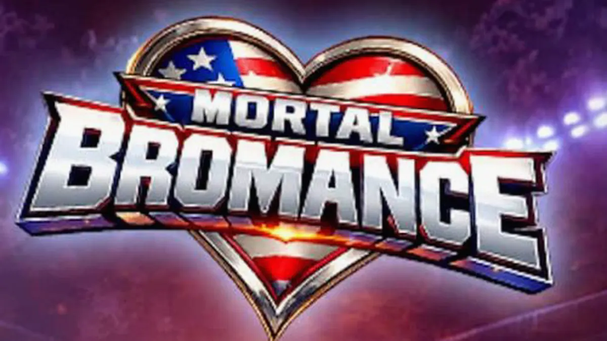 Mortal Bromance স্লট গেমের নিয়ন স্টাইল ইন্টারফেস